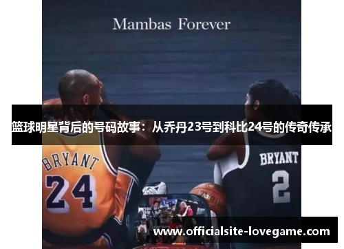 篮球明星背后的号码故事:从乔丹23号到科比24号的传奇传承